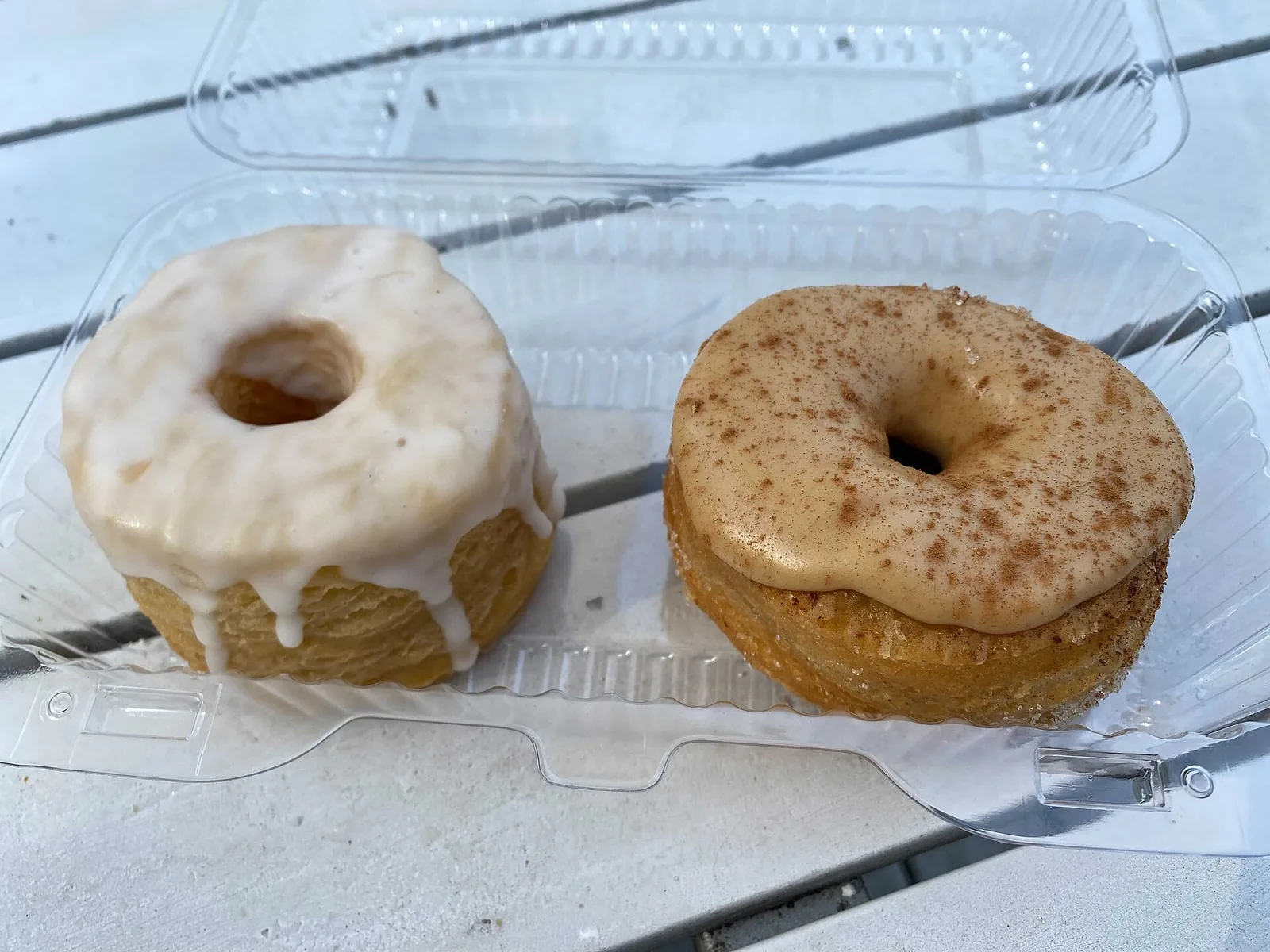 Glazed doughnuts from a Nashville, Tennessee, bakery. The photo was not taken in Chattanooga.