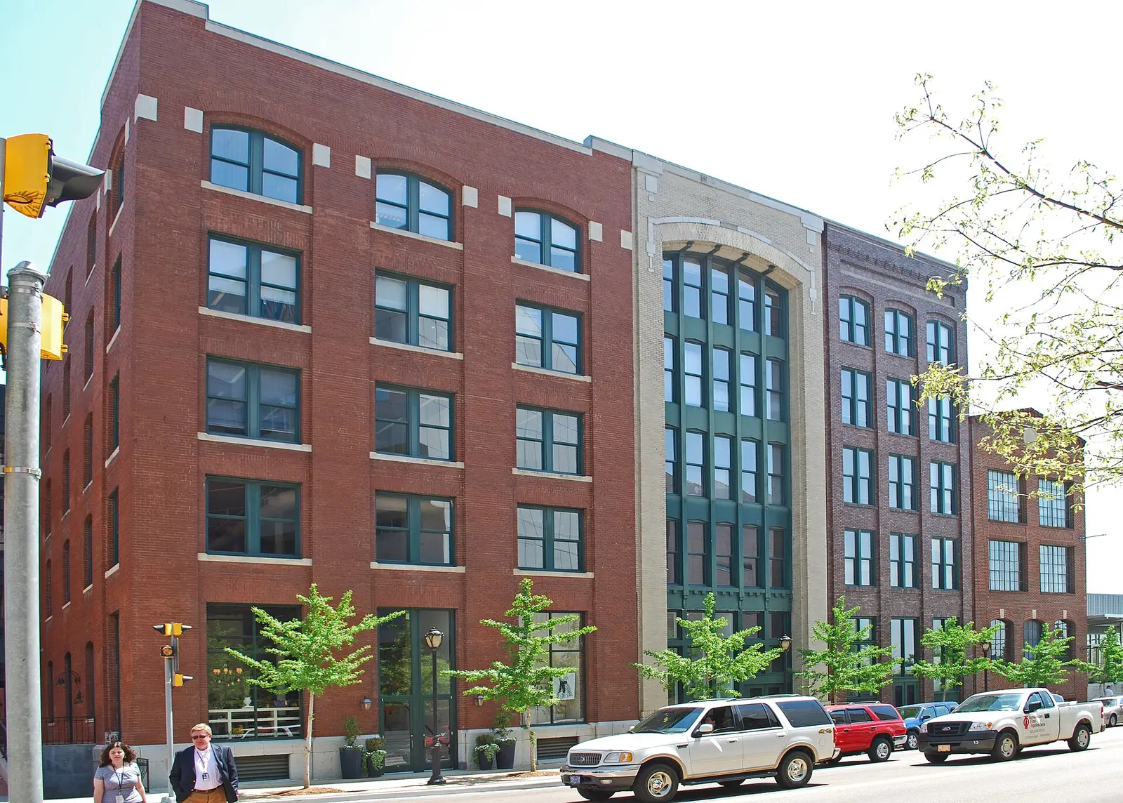 Restored brick warehouses in the 1100 block of Market Street on Chattanooga's Southside, where Public House opens on Mother's Day.