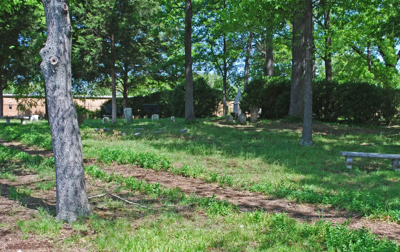 The Brainerd Mission Cemetery, the burial ground of the 1817 Cherokee mission that gave Brainerd its name, off Brainerd Road in Chattanooga.