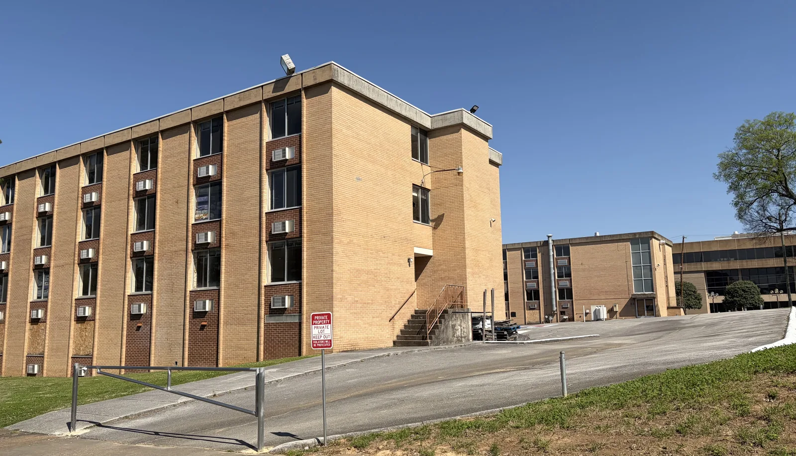 Former Tennessee Temple University campus buildings in the Highland Park neighborhood of Chattanooga.