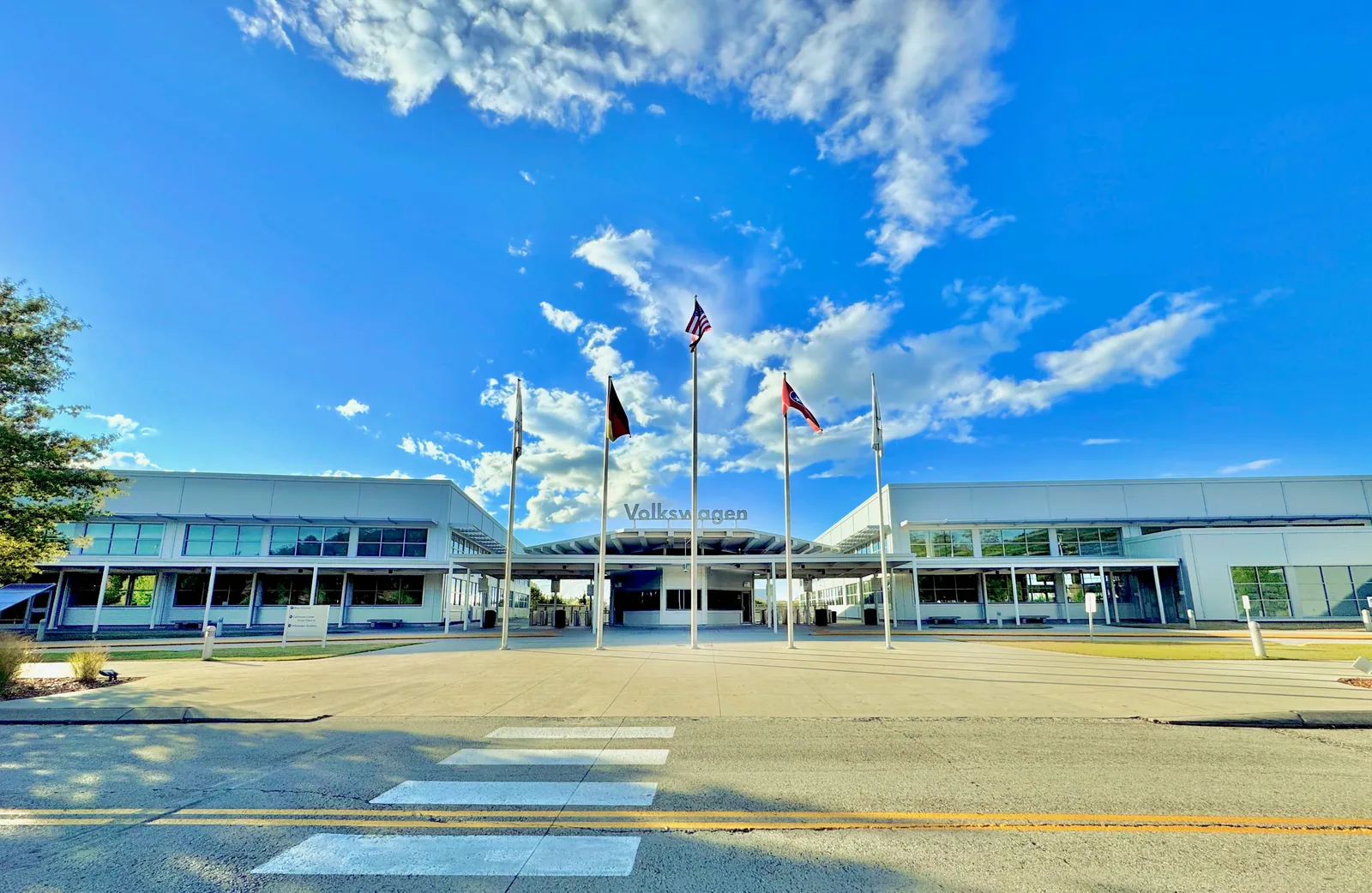 The Volkswagen Chattanooga Assembly Plant in the Enterprise South Industrial Park, in the Highway 58 and Tyner area.